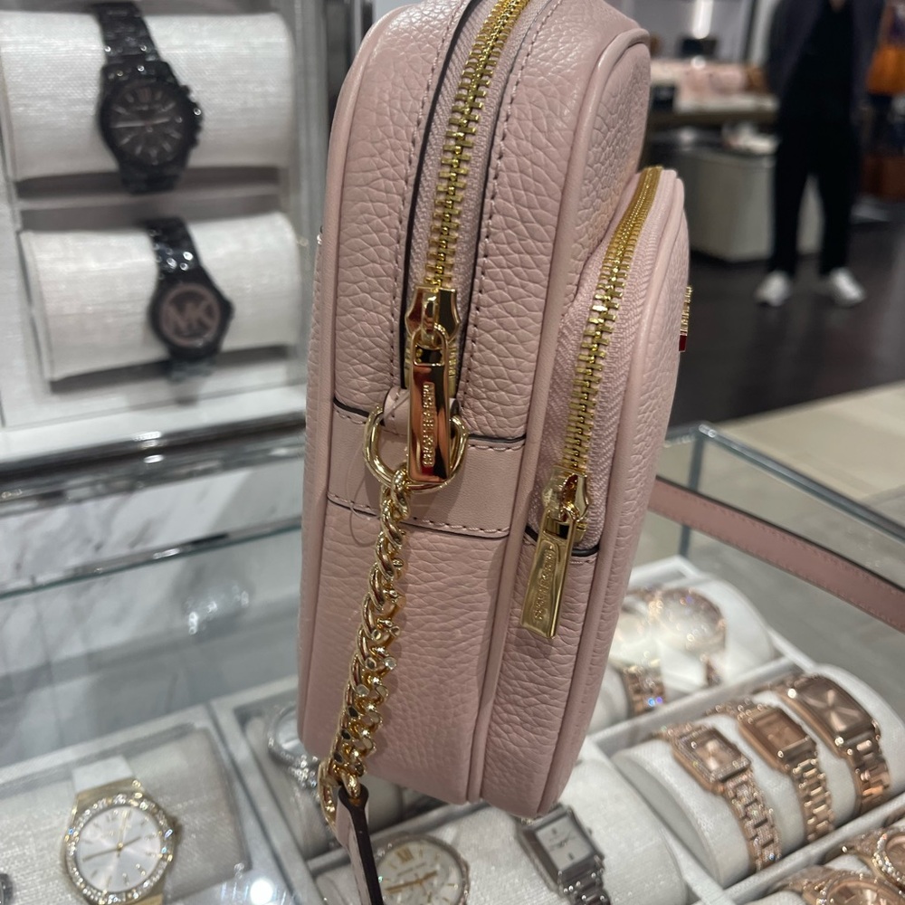 MICHAEL KORS Jet Set TRVL Md Leather NS Chain Crossbody XBODY 
Powder Blush 
NWT - Picture 16 of 16